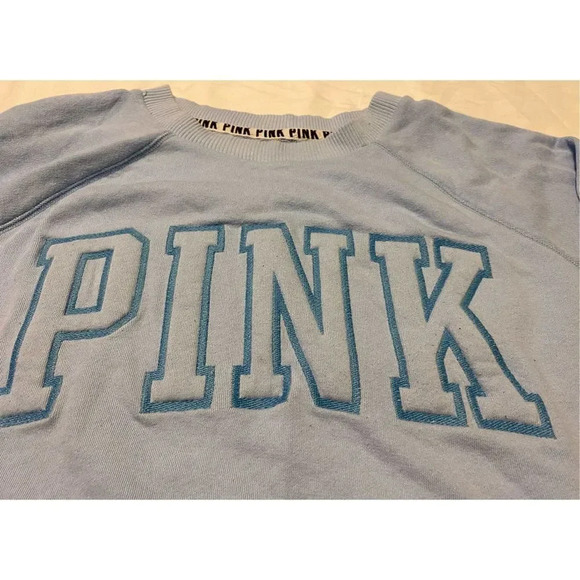 PINK VICTORIA SECRET - BABY BLUE - WOMEN SIZE MEDIUM - Picture 3 of 9
